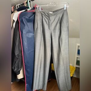 Liz Claiborne LizSport Kylie Stain Resistant Gray Trouser Dress Pant Size 6